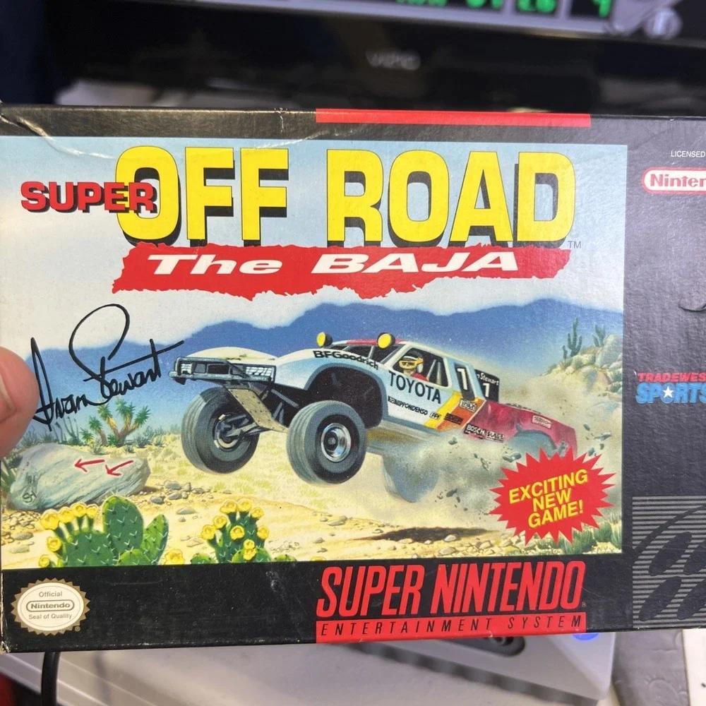 Tradewest Super Off Road: The‎ Baja Super Nintendo SNES Racing Box Manual
